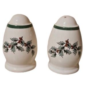 Spode Christmas Tree Salt and Pepper Shakers